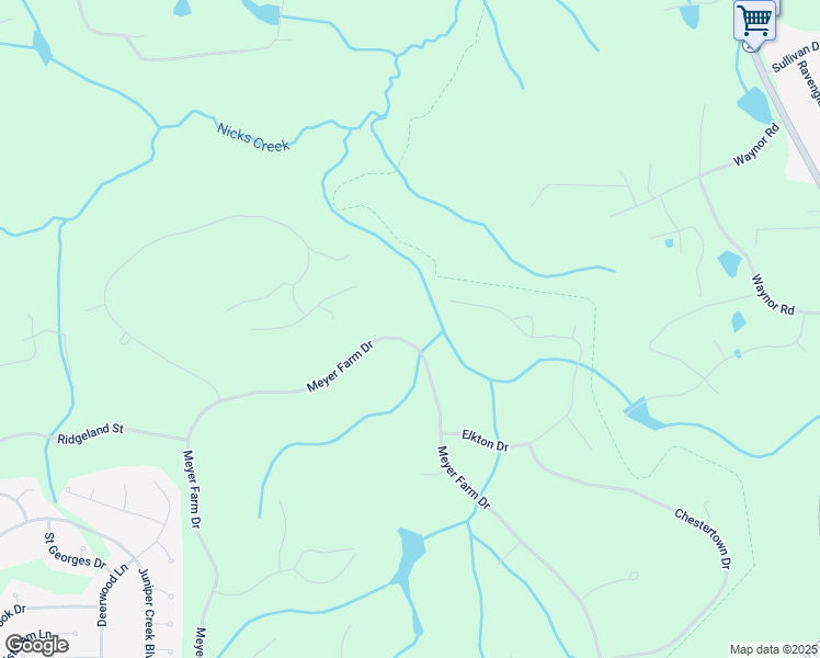 map of restaurants, bars, coffee shops, grocery stores, and more near 404 Meyer Farm Drive in Pinehurst