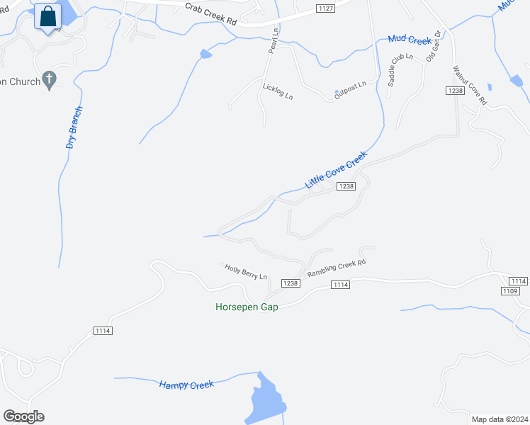 map of restaurants, bars, coffee shops, grocery stores, and more near 141 Bear Rock Road in Hendersonville