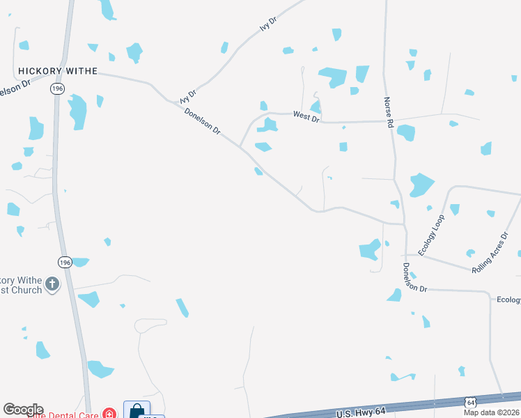 map of restaurants, bars, coffee shops, grocery stores, and more near 1400 Donelson Drive in Fayette County