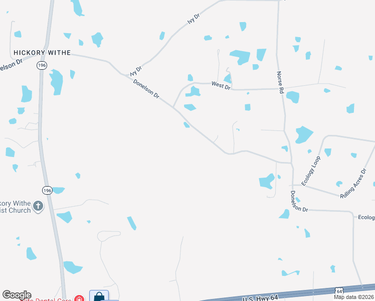map of restaurants, bars, coffee shops, grocery stores, and more near 1400 Donelson Drive in Hickory Withe