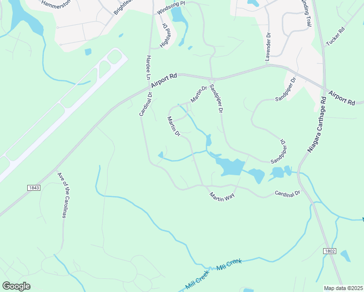 map of restaurants, bars, coffee shops, grocery stores, and more near 31 Cardinal Drive in Whispering Pines