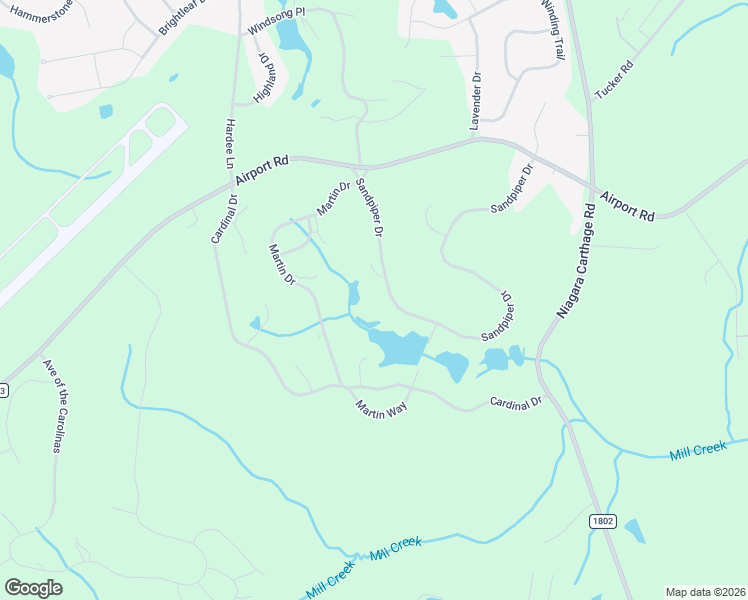 map of restaurants, bars, coffee shops, grocery stores, and more near 26 Sandpiper Drive in Whispering Pines