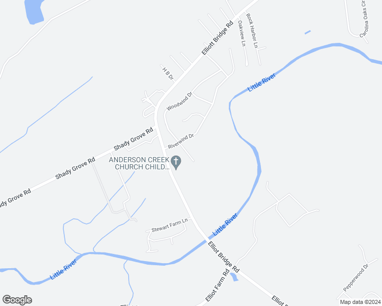 map of restaurants, bars, coffee shops, grocery stores, and more near 577 Woodwind Drive in Spring Lake