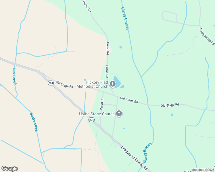 map of restaurants, bars, coffee shops, grocery stores, and more near 123 Puron Road in Adamsville
