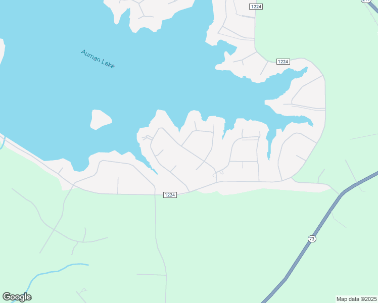 map of restaurants, bars, coffee shops, grocery stores, and more near Baker Circle in Seven Lakes