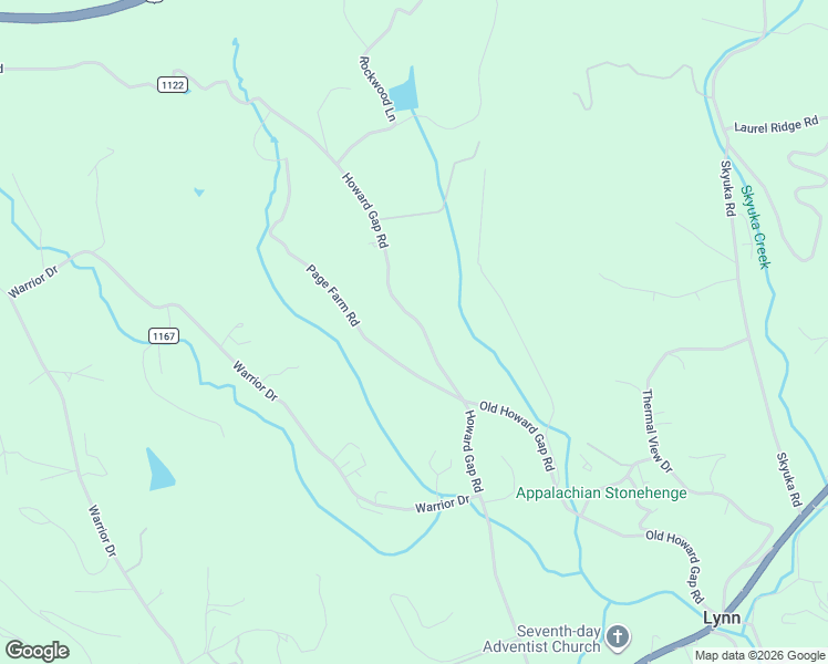 map of restaurants, bars, coffee shops, grocery stores, and more near 980 Howard Gap Road in Tryon