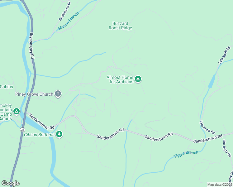 map of restaurants, bars, coffee shops, grocery stores, and more near Fenno Hill in Macon County