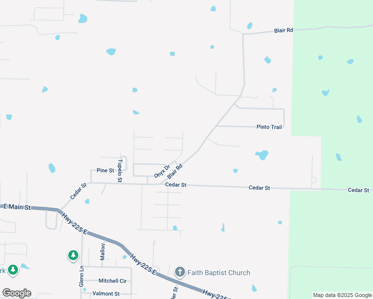 map of restaurants, bars, coffee shops, grocery stores, and more near 38 Onyx Drive in Greenbrier