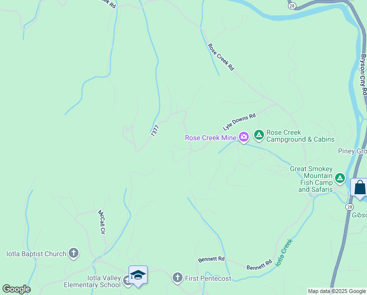 map of restaurants, bars, coffee shops, grocery stores, and more near 500 Lyle Downs Road in Franklin