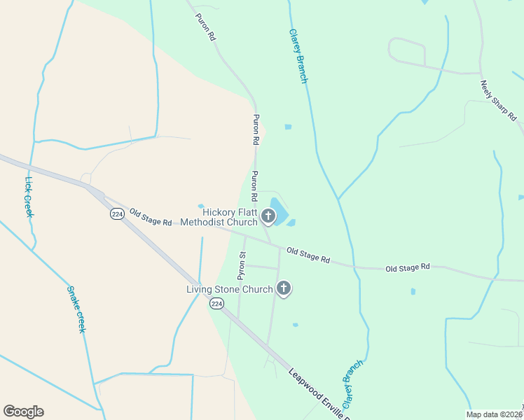 map of restaurants, bars, coffee shops, grocery stores, and more near 123 Puron Rd in Adamsville