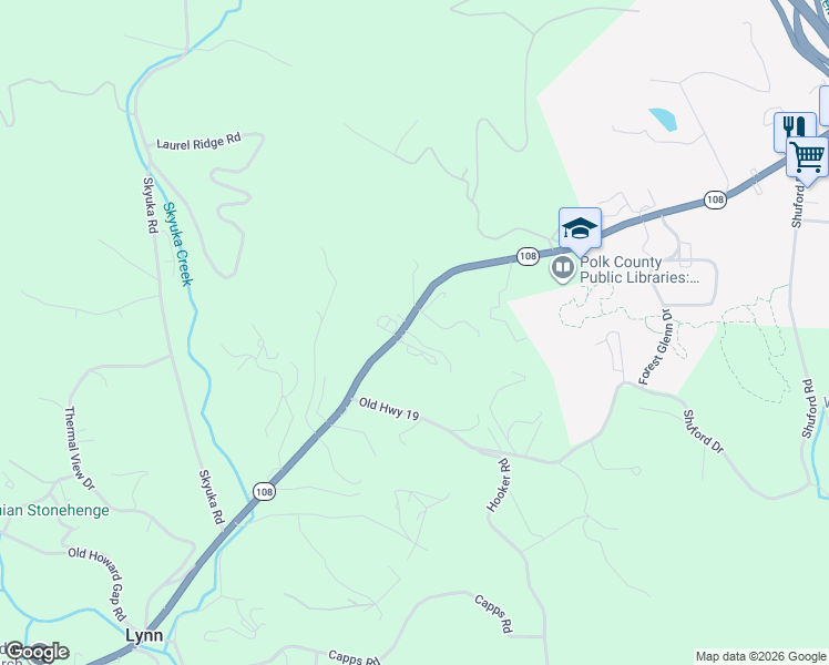 map of restaurants, bars, coffee shops, grocery stores, and more near 66 Sunshine Lane in Columbus