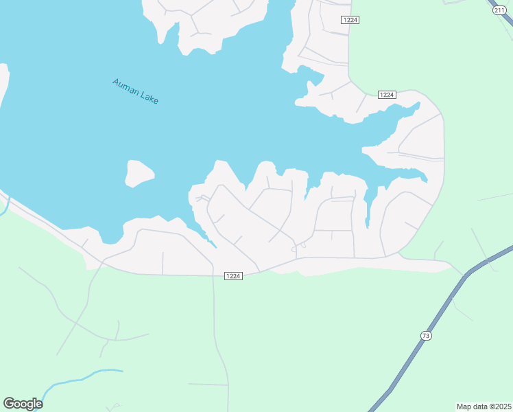 map of restaurants, bars, coffee shops, grocery stores, and more near Baker Circle in Seven Lakes