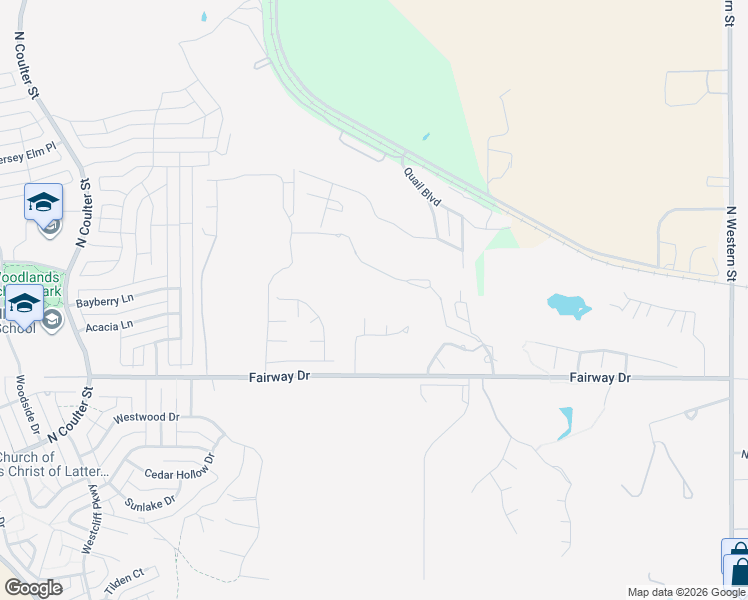 map of restaurants, bars, coffee shops, grocery stores, and more near 4502 Fairway Drive in Amarillo