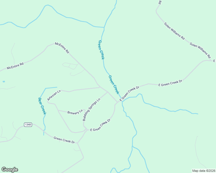 map of restaurants, bars, coffee shops, grocery stores, and more near 1982 McEntire Road in Tryon