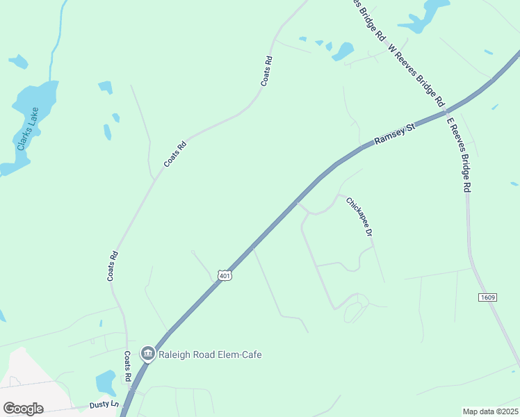 map of restaurants, bars, coffee shops, grocery stores, and more near 9121 Ramsey Street in Linden