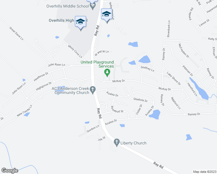 map of restaurants, bars, coffee shops, grocery stores, and more near 121 Camellia Lane in Spring Lake