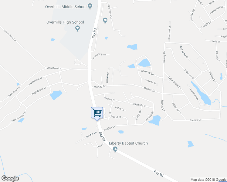 map of restaurants, bars, coffee shops, grocery stores, and more near 175 Camellia Lane in Spring Lake