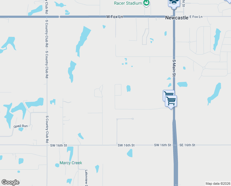 map of restaurants, bars, coffee shops, grocery stores, and more near 1106 South Dickerson Street in Newcastle
