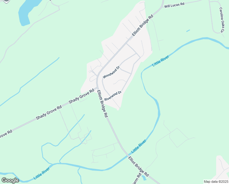 map of restaurants, bars, coffee shops, grocery stores, and more near 129 Riverwind Drive in Spring Lake