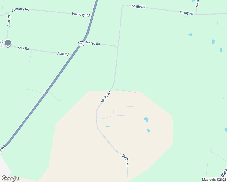 map of restaurants, bars, coffee shops, grocery stores, and more near 2130 Shelly Road in Decherd