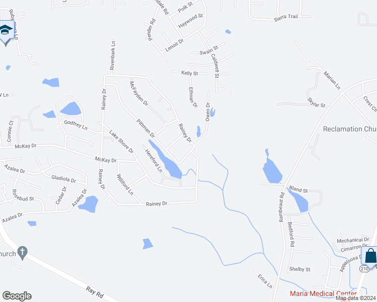 map of restaurants, bars, coffee shops, grocery stores, and more near 14 Pittman Drive in Spring Lake