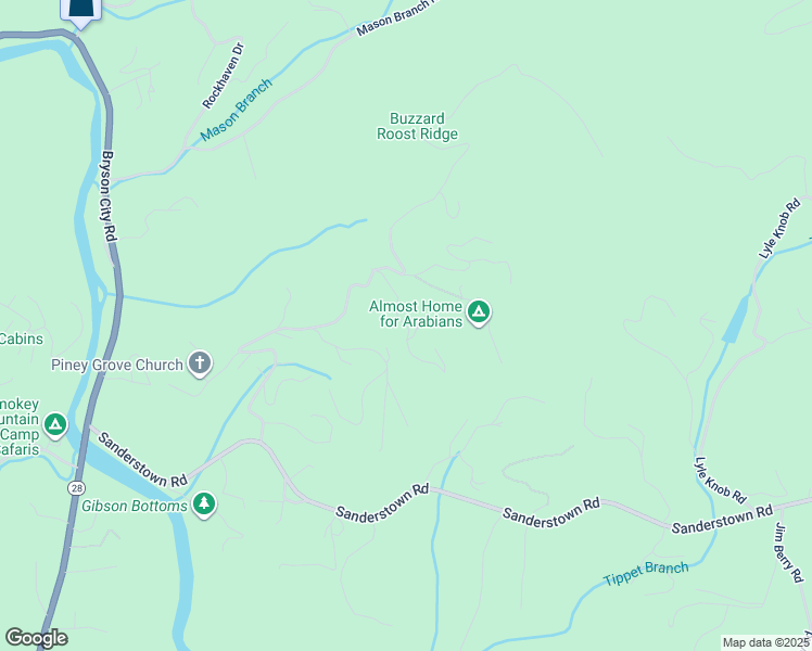 map of restaurants, bars, coffee shops, grocery stores, and more near Fenno Hill in Macon County