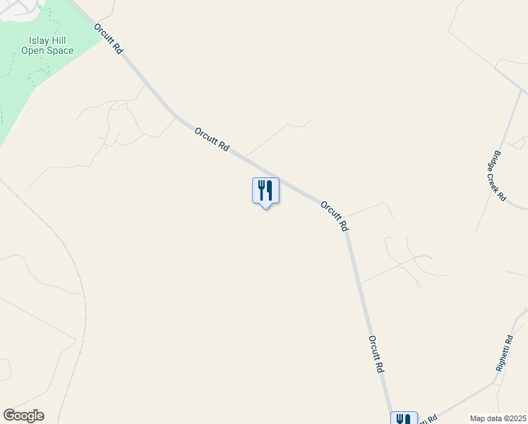 map of restaurants, bars, coffee shops, grocery stores, and more near 4915 Orcutt Road in San Luis Obispo