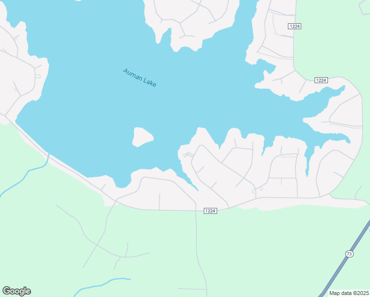 map of restaurants, bars, coffee shops, grocery stores, and more near Baker Circle in Seven Lakes