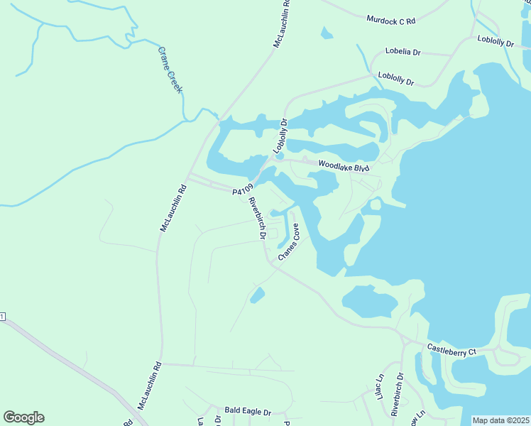 map of restaurants, bars, coffee shops, grocery stores, and more near 135 Mallard Cove in Vass