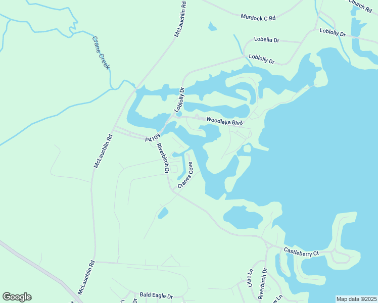 map of restaurants, bars, coffee shops, grocery stores, and more near 181 Cranes Cove in Vass