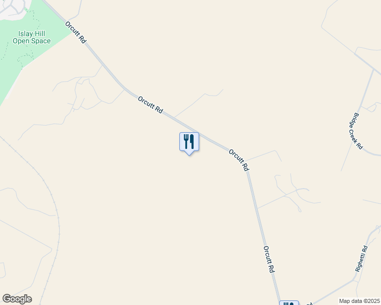 map of restaurants, bars, coffee shops, grocery stores, and more near 4915 Orcutt Road in San Luis Obispo