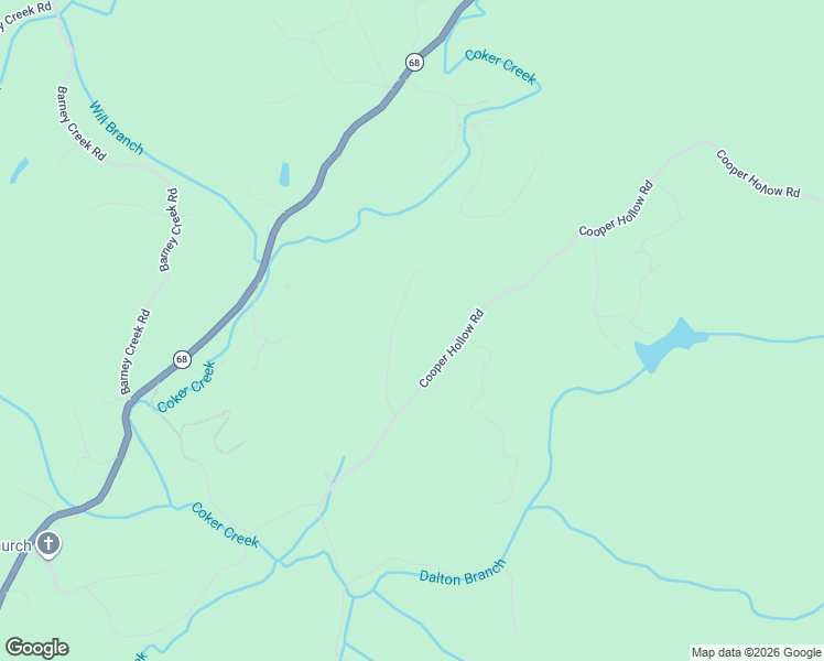 map of restaurants, bars, coffee shops, grocery stores, and more near 505 Cooper Hollow Road in Tellico Plains