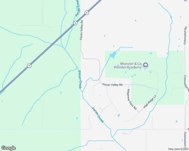 map of restaurants, bars, coffee shops, grocery stores, and more near 29323 Pecan Valley Road in Pink