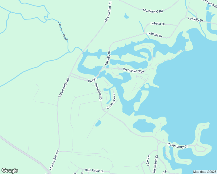 map of restaurants, bars, coffee shops, grocery stores, and more near 122 Mallard Cove in Vass