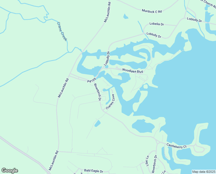 map of restaurants, bars, coffee shops, grocery stores, and more near 122 Mallard Cove in Vass