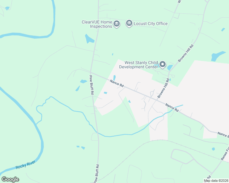 map of restaurants, bars, coffee shops, grocery stores, and more near 4484 Nance Road in Midland