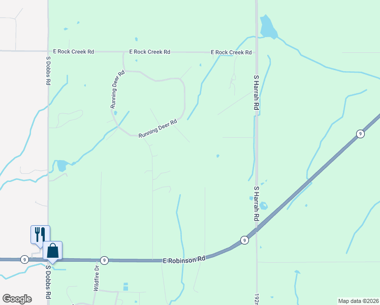 map of restaurants, bars, coffee shops, grocery stores, and more near 15 Comanche Street in Norman