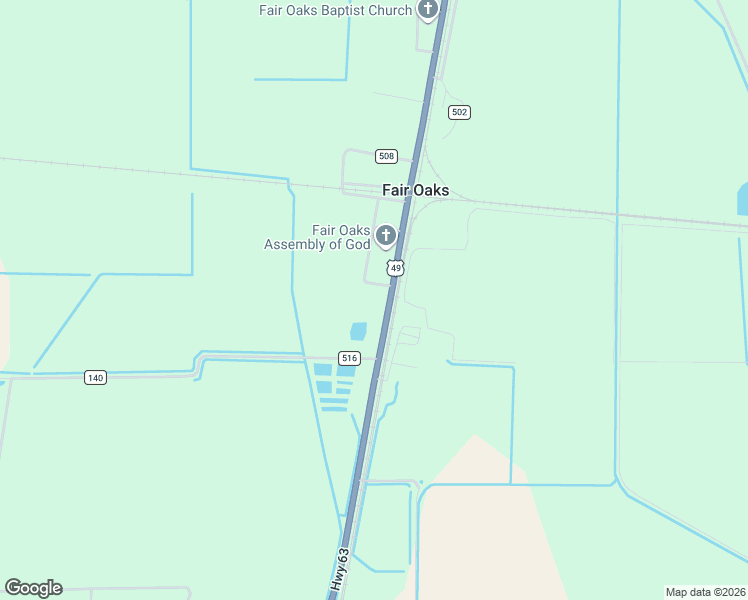 map of restaurants, bars, coffee shops, grocery stores, and more near 5 County Road 516 in McCrory