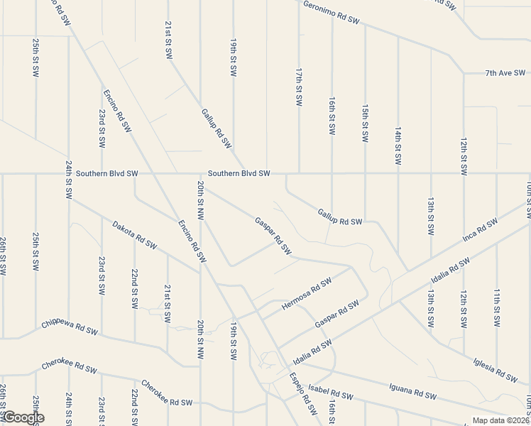 map of restaurants, bars, coffee shops, grocery stores, and more near 1801 Gaspar Road Southwest in Rio Rancho