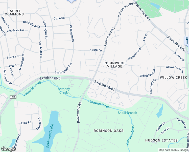 map of restaurants, bars, coffee shops, grocery stores, and more near 1765 Robinwood Road in Gastonia