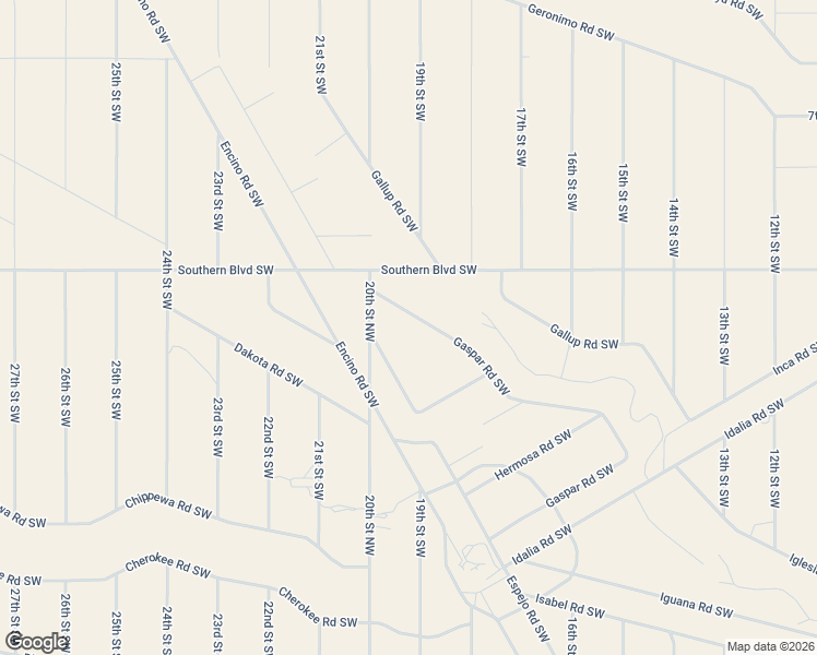 map of restaurants, bars, coffee shops, grocery stores, and more near 1816 Gaspar Road Southwest in Rio Rancho