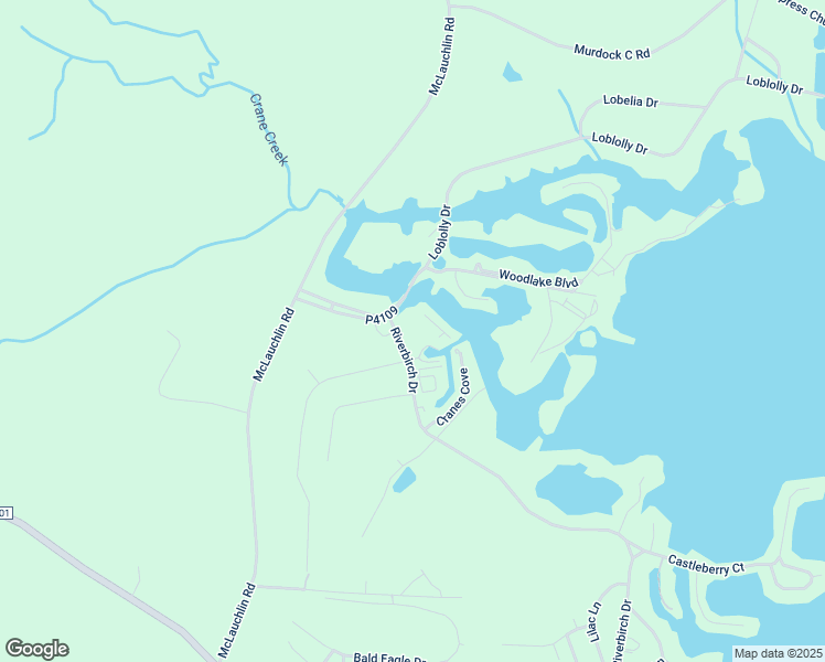 map of restaurants, bars, coffee shops, grocery stores, and more near 104 Mallard Cove in Vass