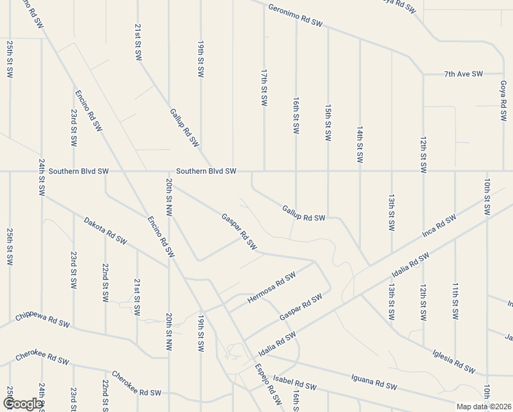 map of restaurants, bars, coffee shops, grocery stores, and more near 1628 Gallup Road Southwest in Rio Rancho