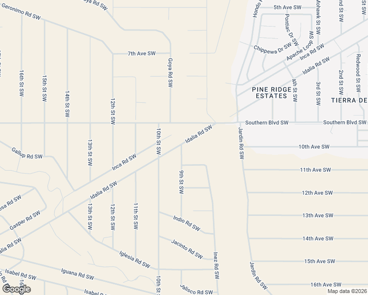 map of restaurants, bars, coffee shops, grocery stores, and more near 1100 9th Street Southwest in Albuquerque