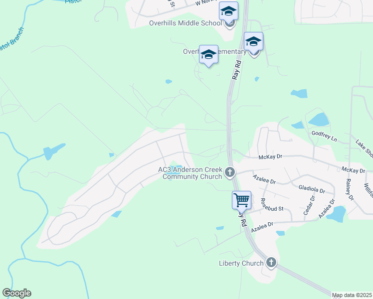map of restaurants, bars, coffee shops, grocery stores, and more near 245 Highgrove Drive in Spring Lake