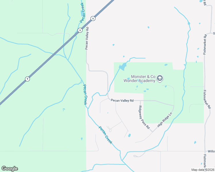 map of restaurants, bars, coffee shops, grocery stores, and more near 29323 Pecan Valley Rd in Pink