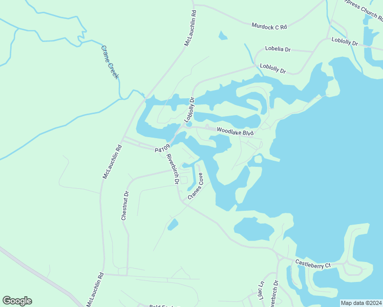 map of restaurants, bars, coffee shops, grocery stores, and more near 117 Mallard Cove in Vass