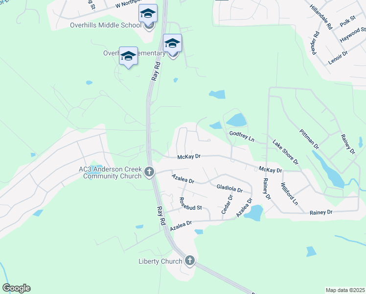 map of restaurants, bars, coffee shops, grocery stores, and more near 313 Connie Court in Spring Lake