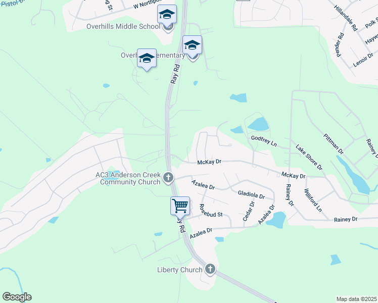 map of restaurants, bars, coffee shops, grocery stores, and more near 24 Elma Black Lane in Spring Lake