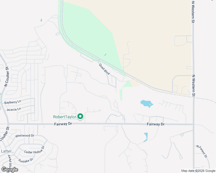 map of restaurants, bars, coffee shops, grocery stores, and more near 107 Dewey Avenue in Amarillo